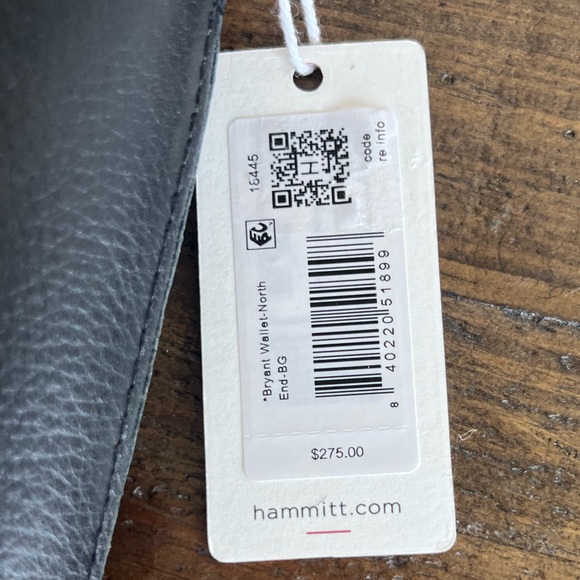 Hammitt Bryant Wristlet Wallet North End Brushed Gold NWT - Picture 13 of 14